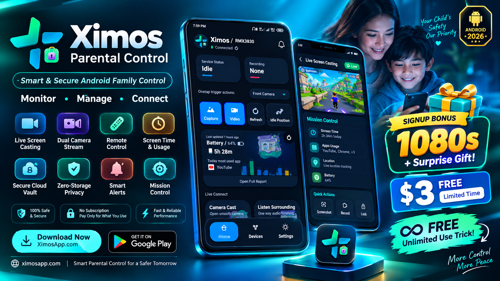 Best Free Parent Control App For Screen Mirror, Camera Access And Content Filter – Ximos